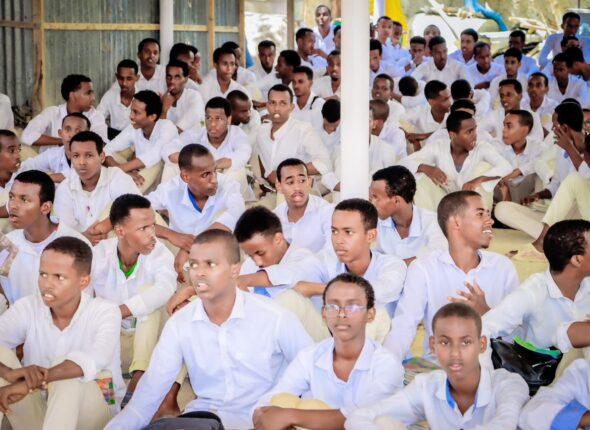 Graduation ceremony celebration